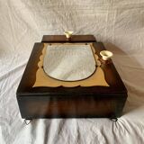 Small Art Deco wooden wall shelf