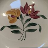 Lot of 6 antique deep plates Digoin Sarreguemines model Boby in very good condition.