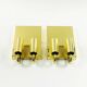 Pair of Mid-Century Glass Wall Lights/Sconces from Limburg, Germany, 1960s