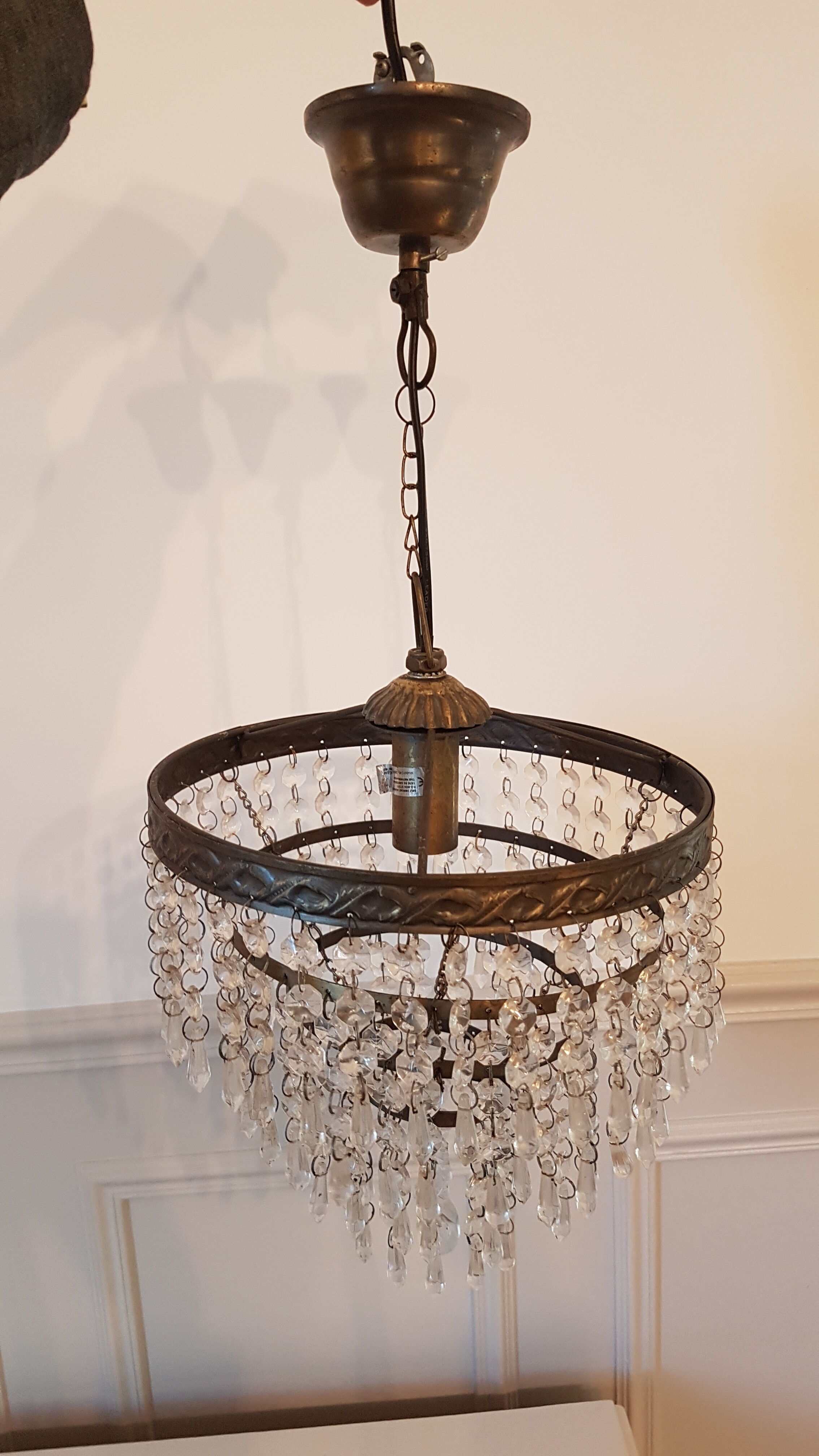 Chandelier with tassels