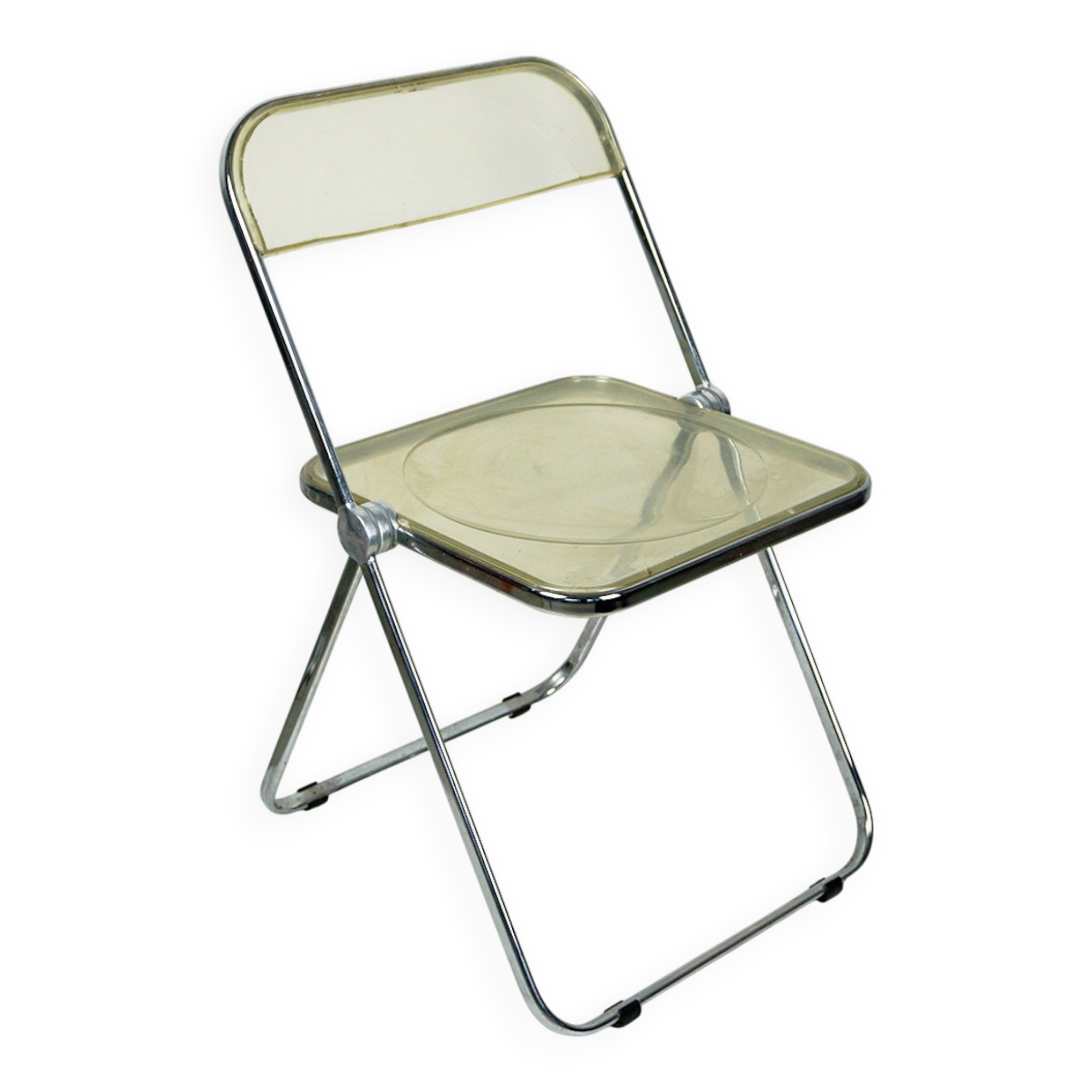 Folding chair "Plia Lucite" by G. Piretti for Castelli Italy