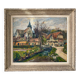 Village landscape by Gaston Laborde (1892-1965)