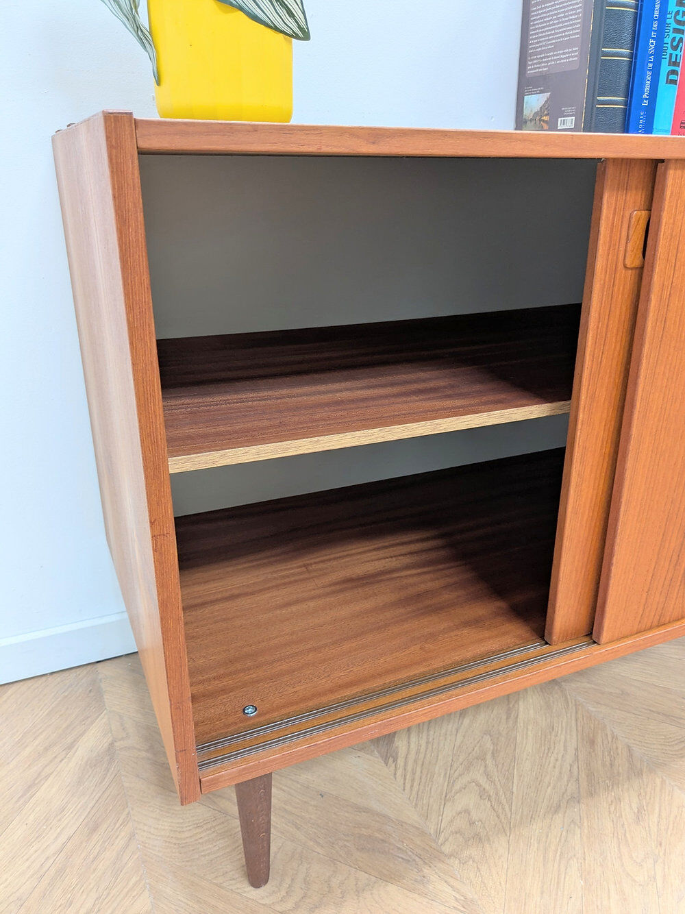 Buffet bas scandinave teck danois années 70