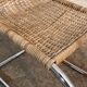 Set of 4 mr10 rattan chairs by mies van der rohe