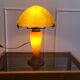 Mushroom lamp in glass paste, vintage