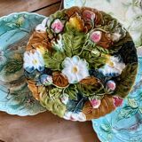 Set of 12 antique slip plates