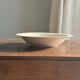 Set of a salad bowl and a vintage brown circular dish D28.