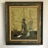 Painting oil on canvas beautiful signature