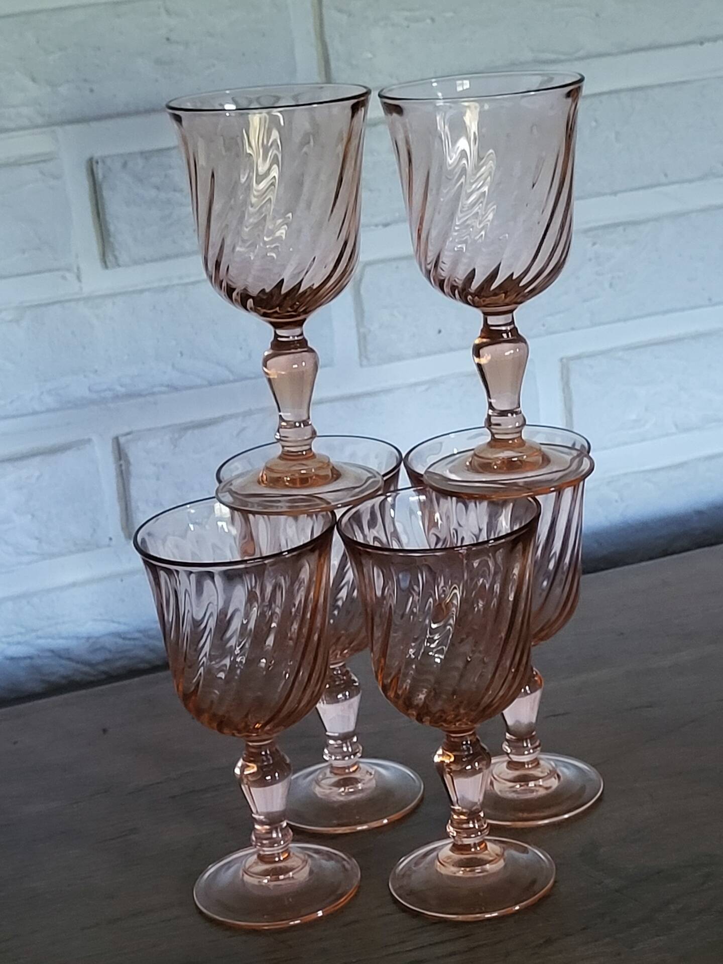Verres vintage white