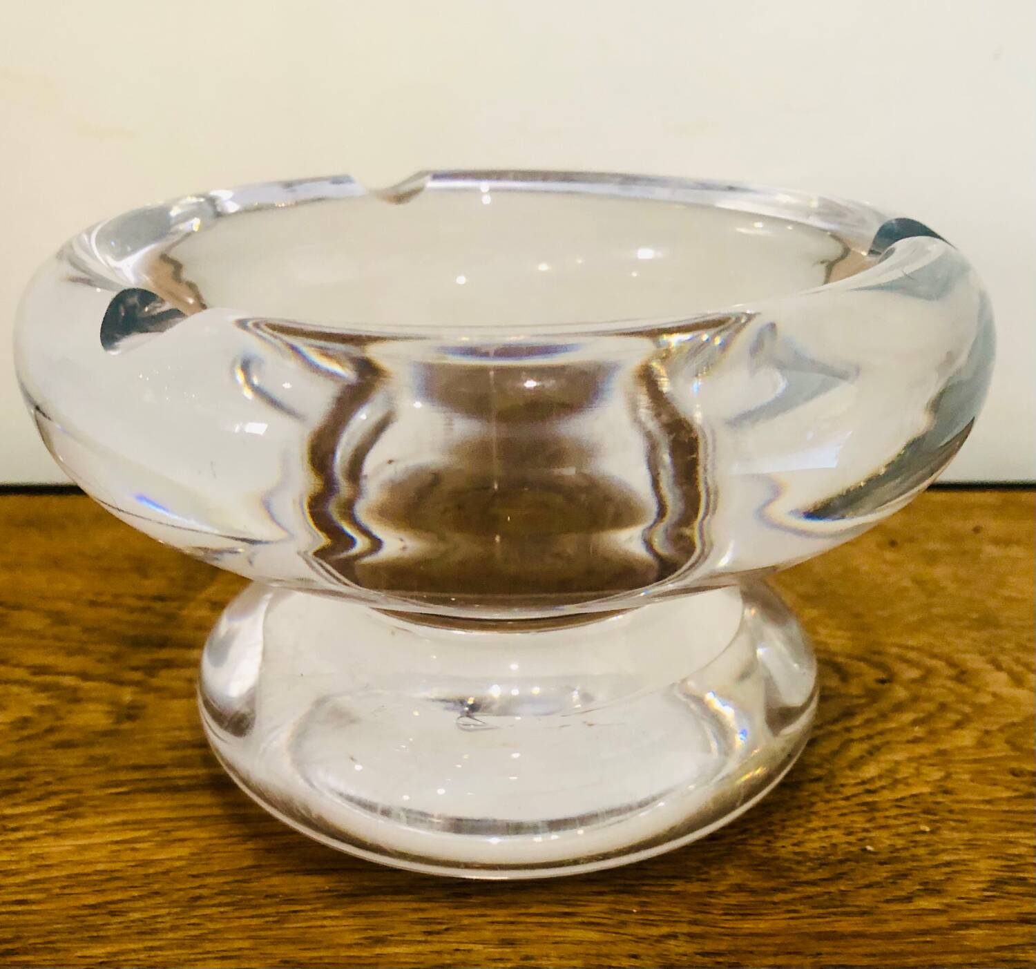 Cendrier vintage verre