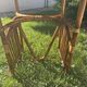 Table ovale en rotin