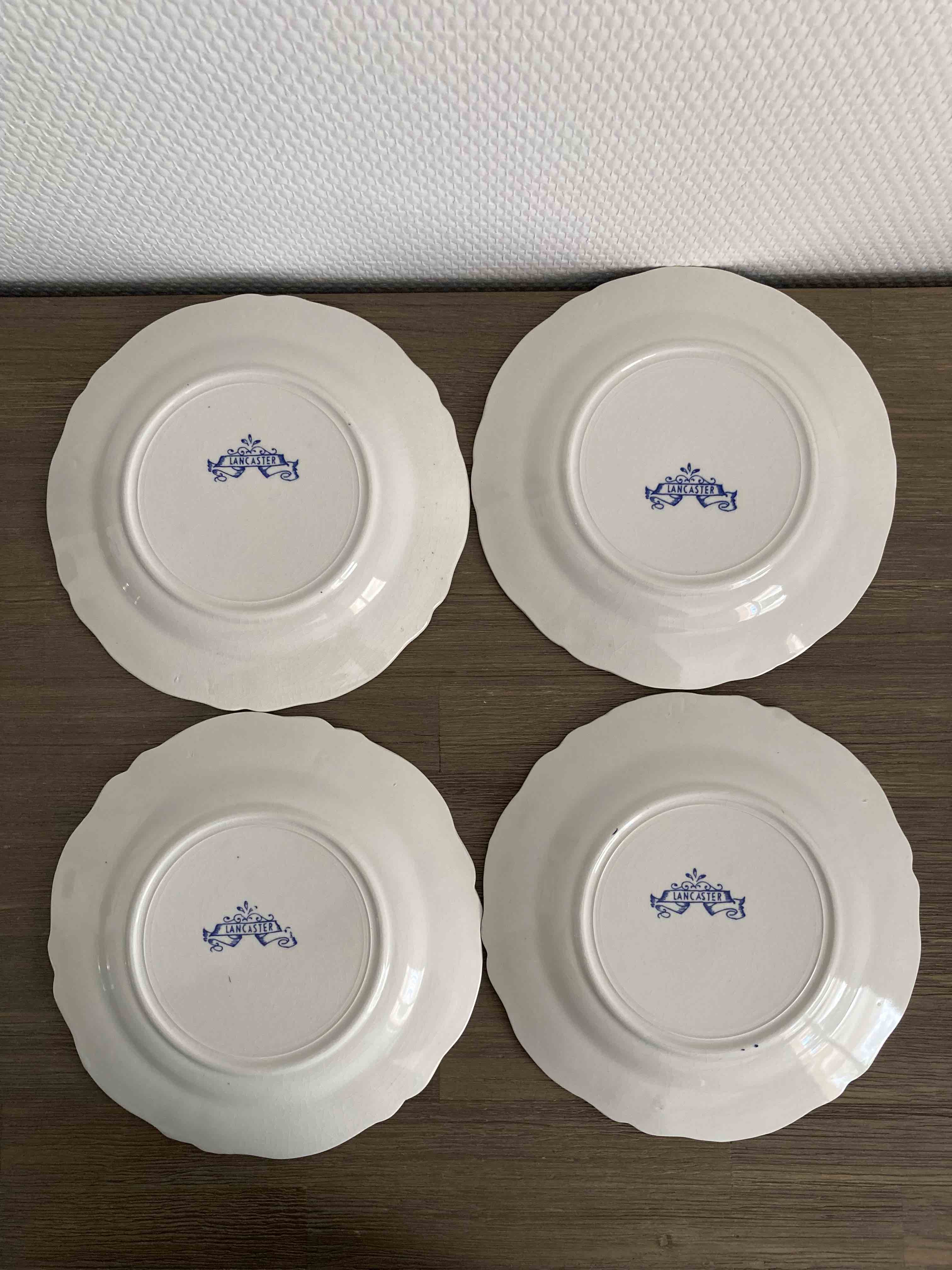 Dessert plates Sarreguemines "Lancaster"