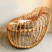 Bamboo and wicker armchair by Janine Abraham & Jan Dirk Rol 1958