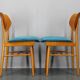 Ensemble de quatre chaises de salle à manger en hêtre des années 1970 par TON, Tchécoslovaquie