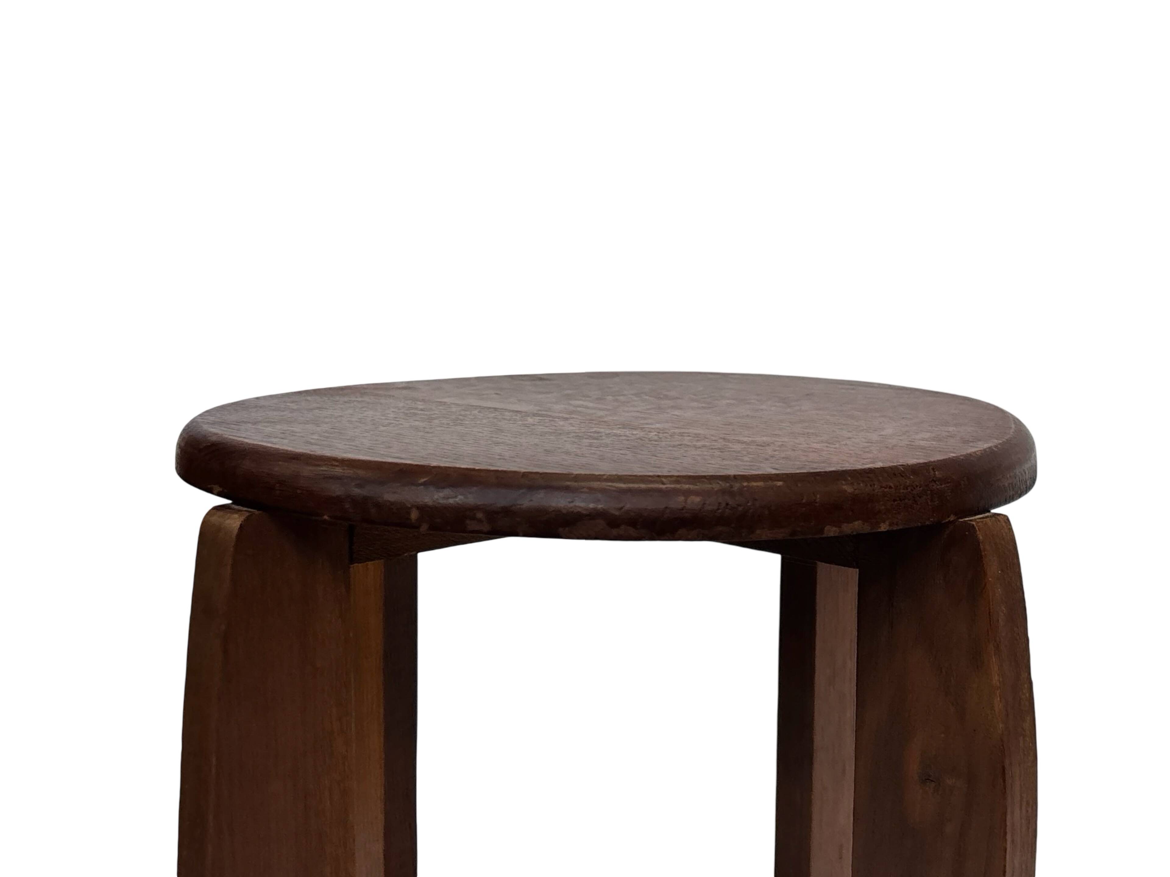 Art Deco Side Table Plant Table Oak 1950s Design