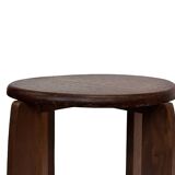 Art Deco Side Table Plant Table Oak 1950s Design