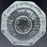 Octagonal cut crystal bowl