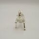 Set of Six French Vintage Silver Metal Stylized Horse Shaped Cutlery Rests 4775