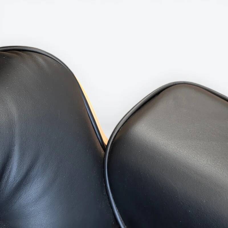 Black & Palisander Santos Herman Miller Original Eames Lounge Chair & Ottoman