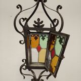 Wrought iron lantern