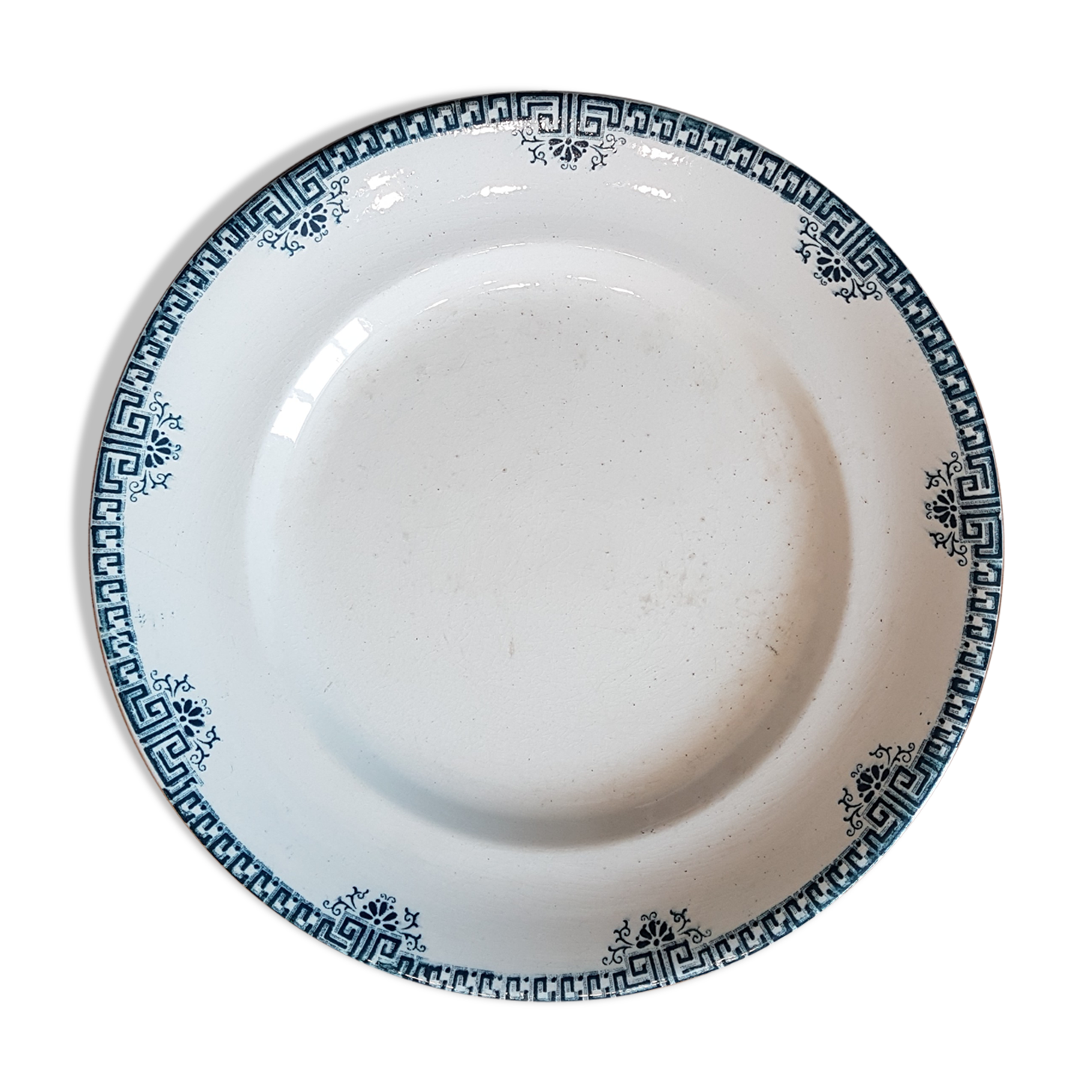 Dish to pie, to décor anthique old earthenware compote