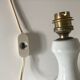 Baluster lamp ceramic italian design 1960