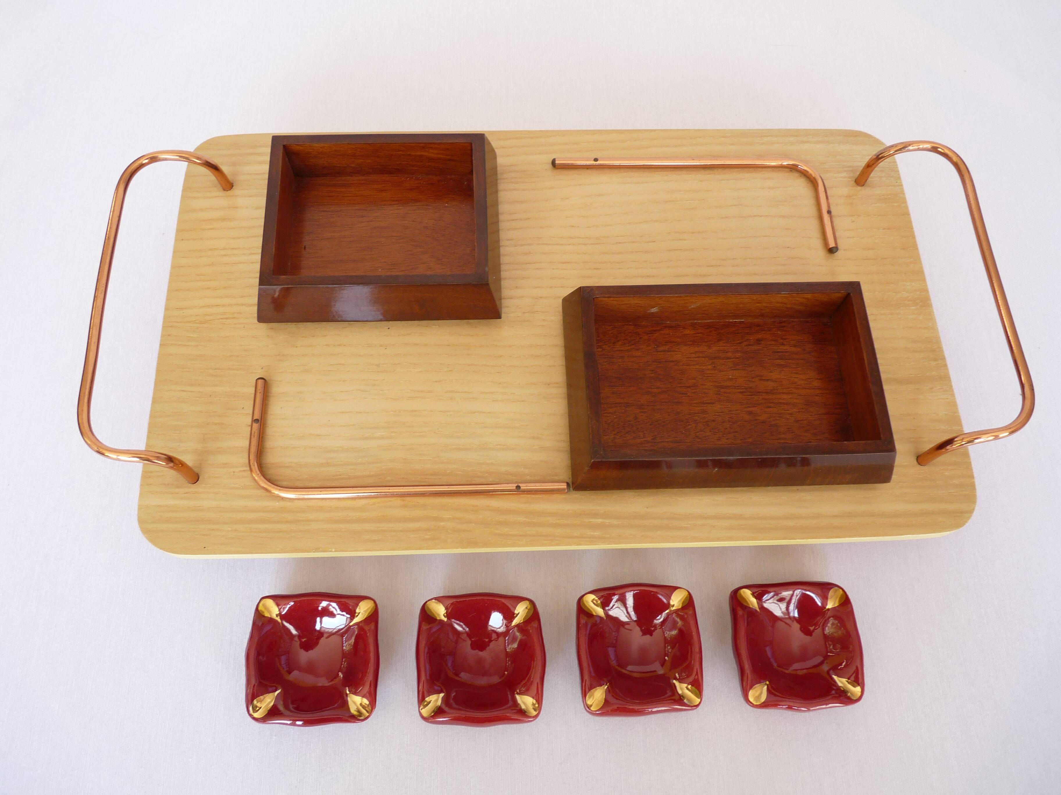 card game board, ashtray