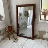 Late 19th XL wooden mirror