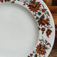 Six vintage English fine porcelain dessert plates
