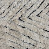 Snow - Moroccan wool Mrirt rug