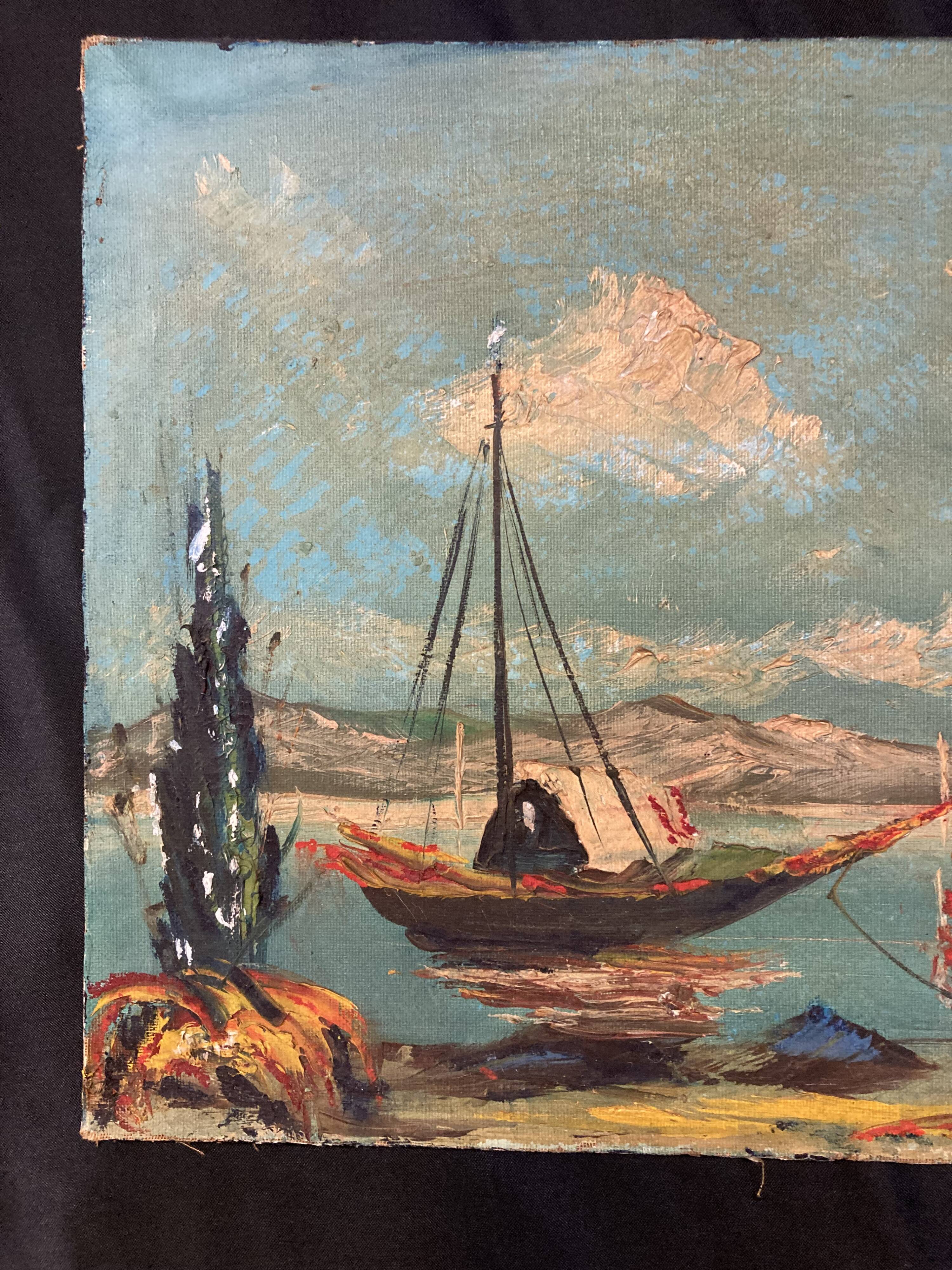 Mediterranean Marine, oil on canvas