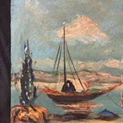 Mediterranean Marine, oil on canvas