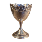 Art Nouveau solid silver shell