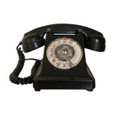 Old phone in bakelite