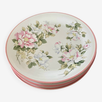 Four Millefleurs Japan dessert plates