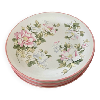 Four Millefleurs Japan dessert plates