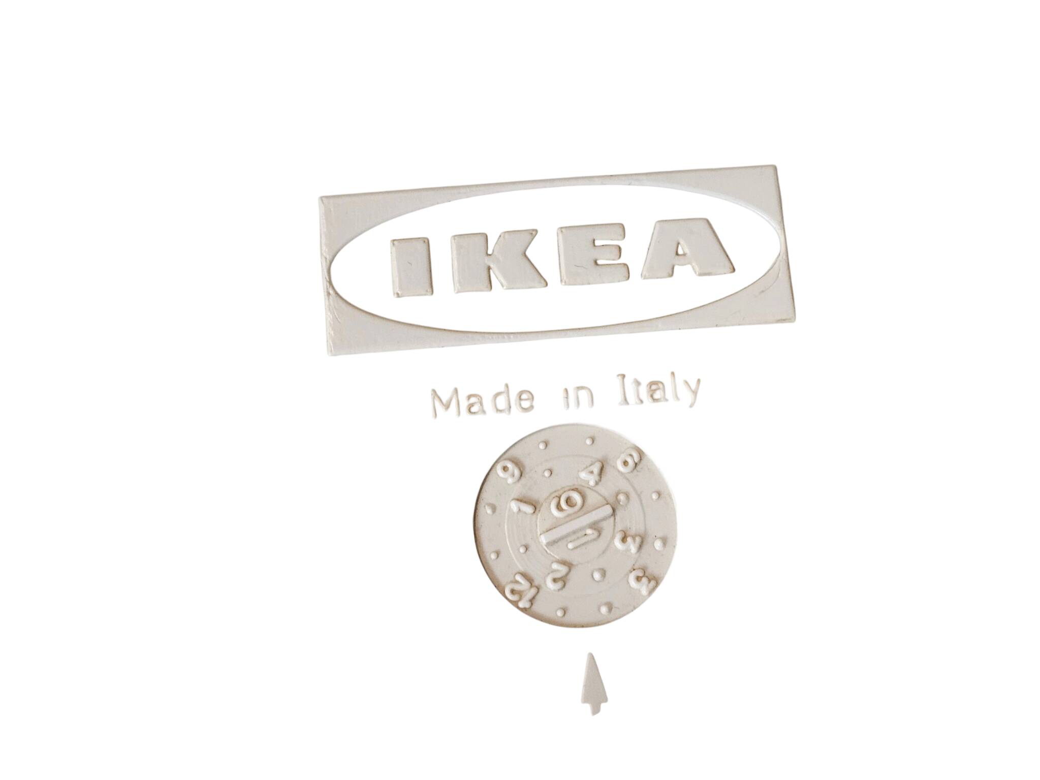 IKEA – metal – ABS plastic – 2 x bar stool – signed – Italy – 1980s