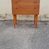 Scandinavian bedside table 1970