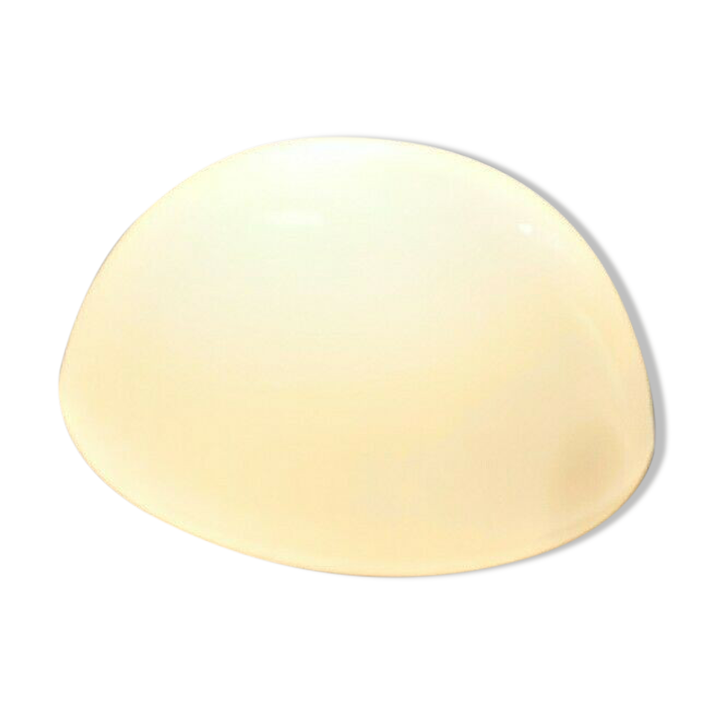 Lampshade ball ceiling 1/2 globe old opaline
