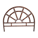 Bamboo and rattan bedhead
