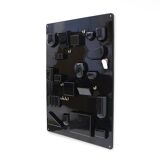 Wall organiser plateau Uten.Silo black by Dorothee Maurer Becker for Design M, 1960s