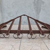 Old wrought iron canopy