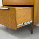 Teak bookcase with drawers from WK Möbel, 1960s