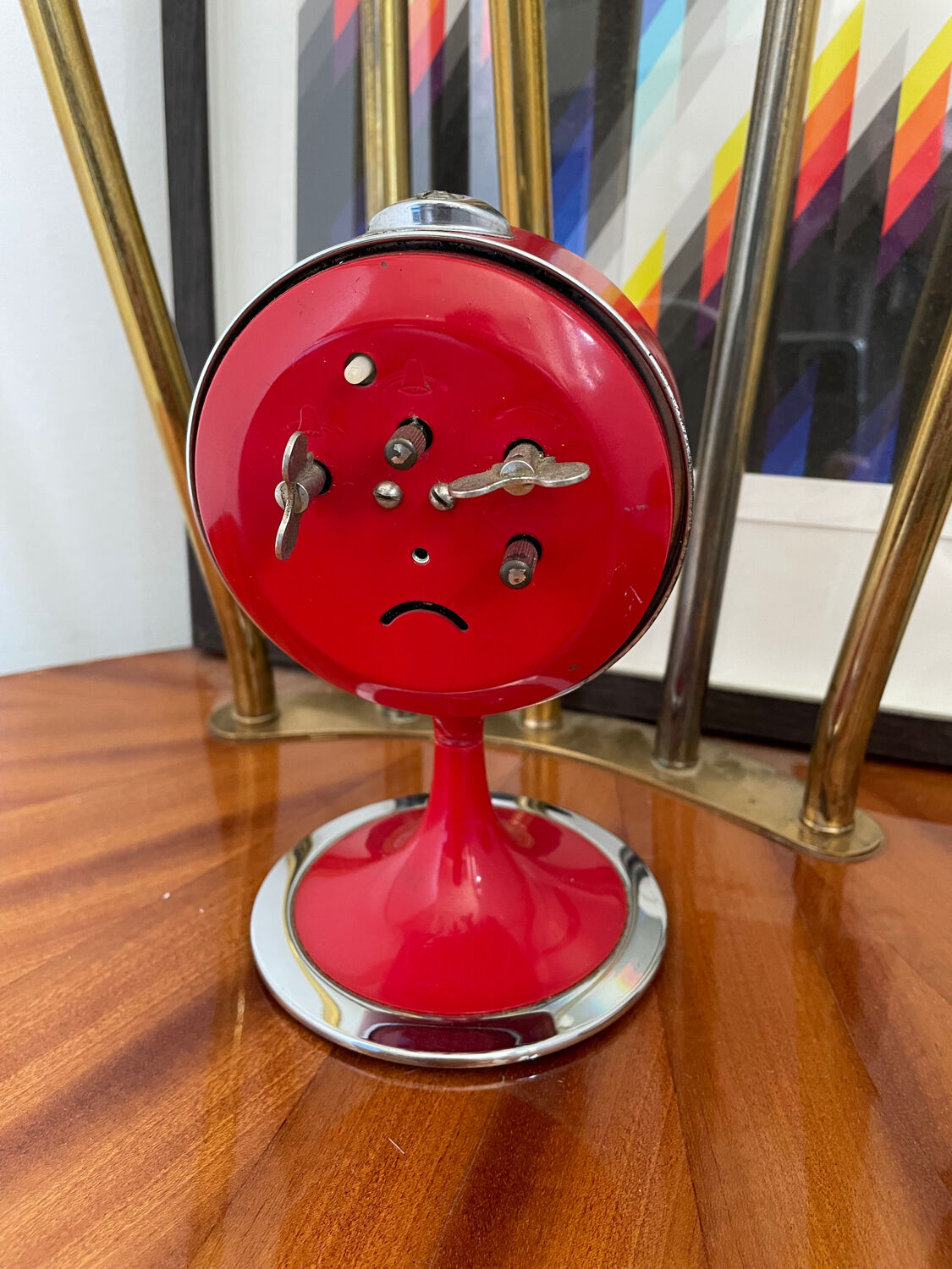 Alarm clock foot tulip 70' Space age