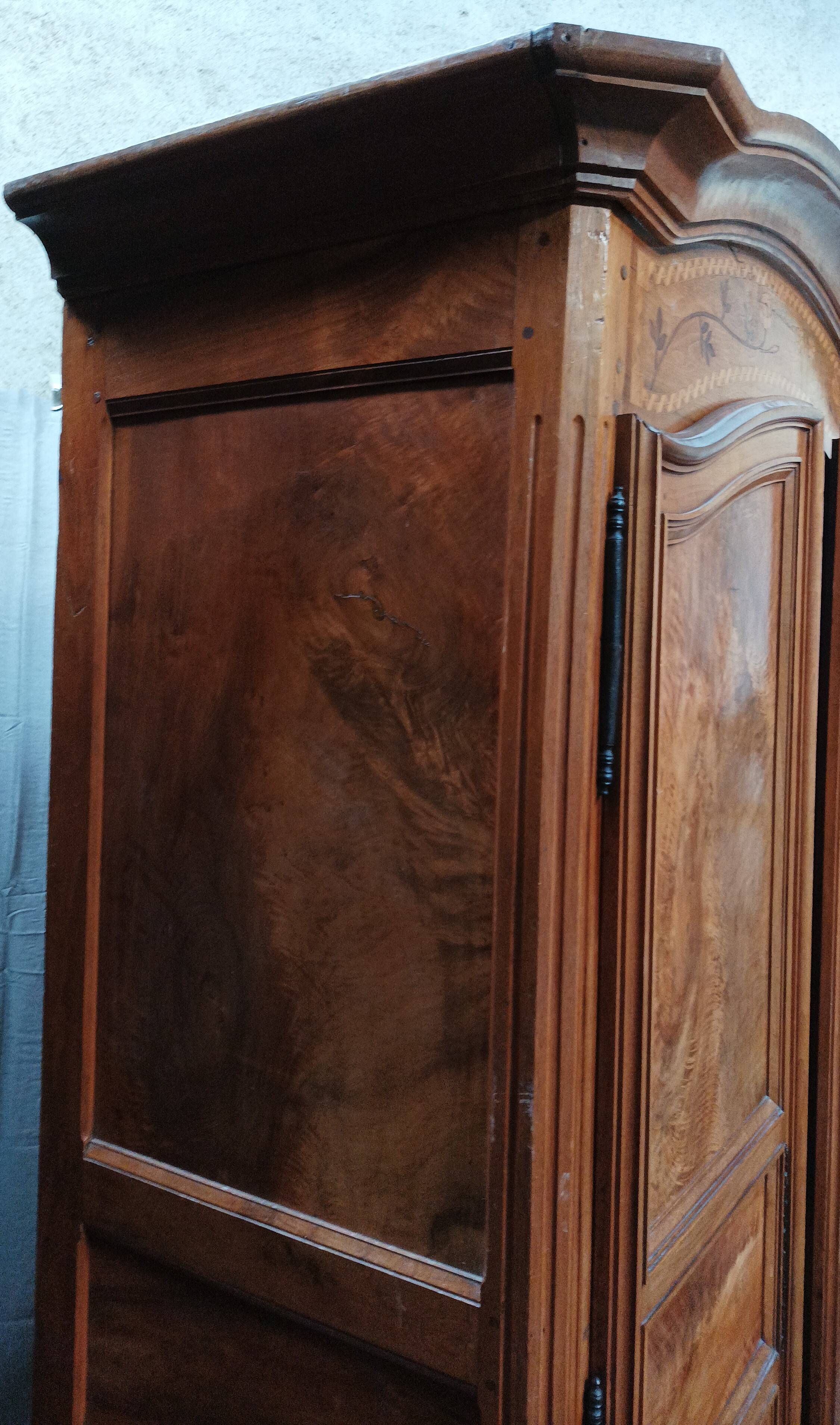 Louis XV walnut wardrobe