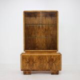 1930s Exclusive Curved Art Deco Bookcase, Czechoslovakia
