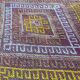Vintage turkish kilim rug ,  96 x 47 cm