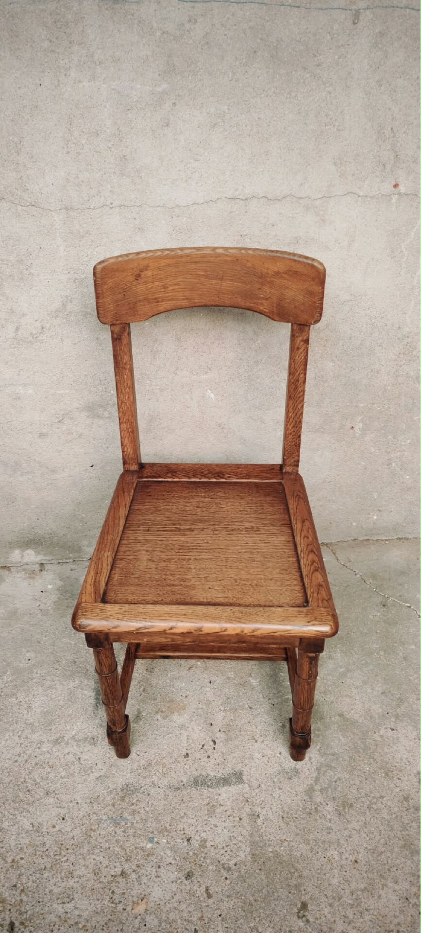 Chaise lorraine ancienne en chêne 