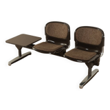 Banc d'attente par Drabert Stahlmöbel , années 1970