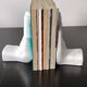 Pair of bookends vintage ceramic hands